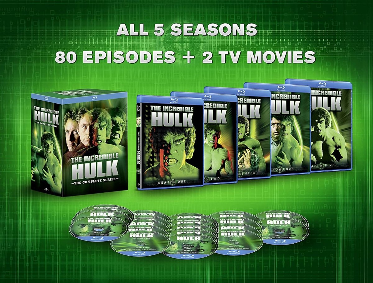 The Incredible Hulk: The Complete Series - New Blu - Ray