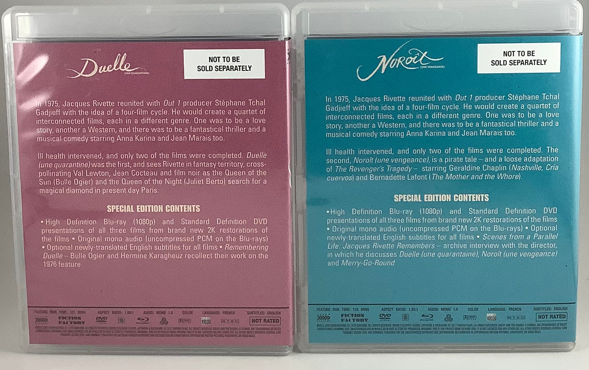 The Jacques Rivette Collection (6-Disc Limited Edition/Blu-ray + DVD) USED