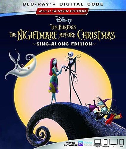 The Nightmare Before Christmas Sing - Along Edition - New Blu - Ray