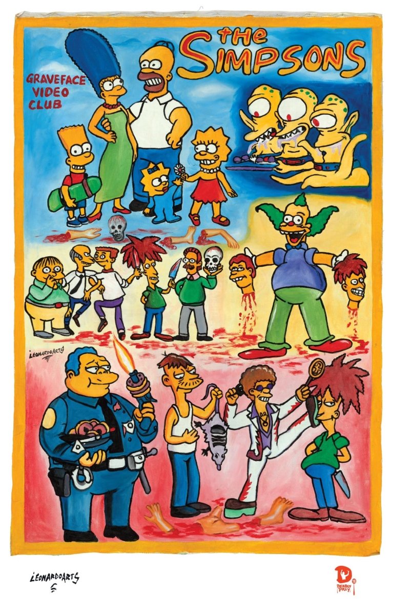 The Simpsons Ghanaian Poster - Posters/Stickers/Art