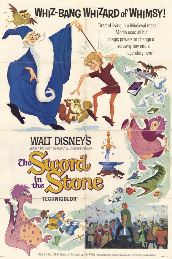 The Sword in the Stone Poster 11x17