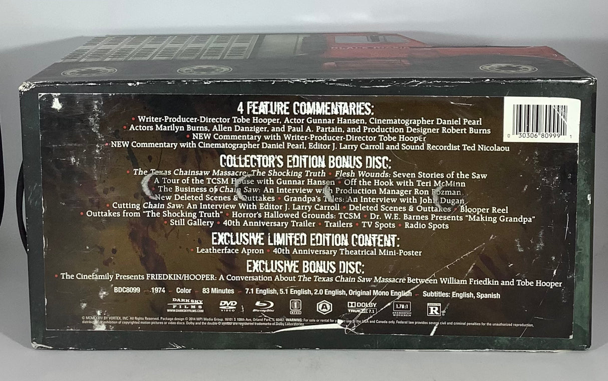 The Texas Chain Saw Massacre: 40th Anniversary Black Maria USED