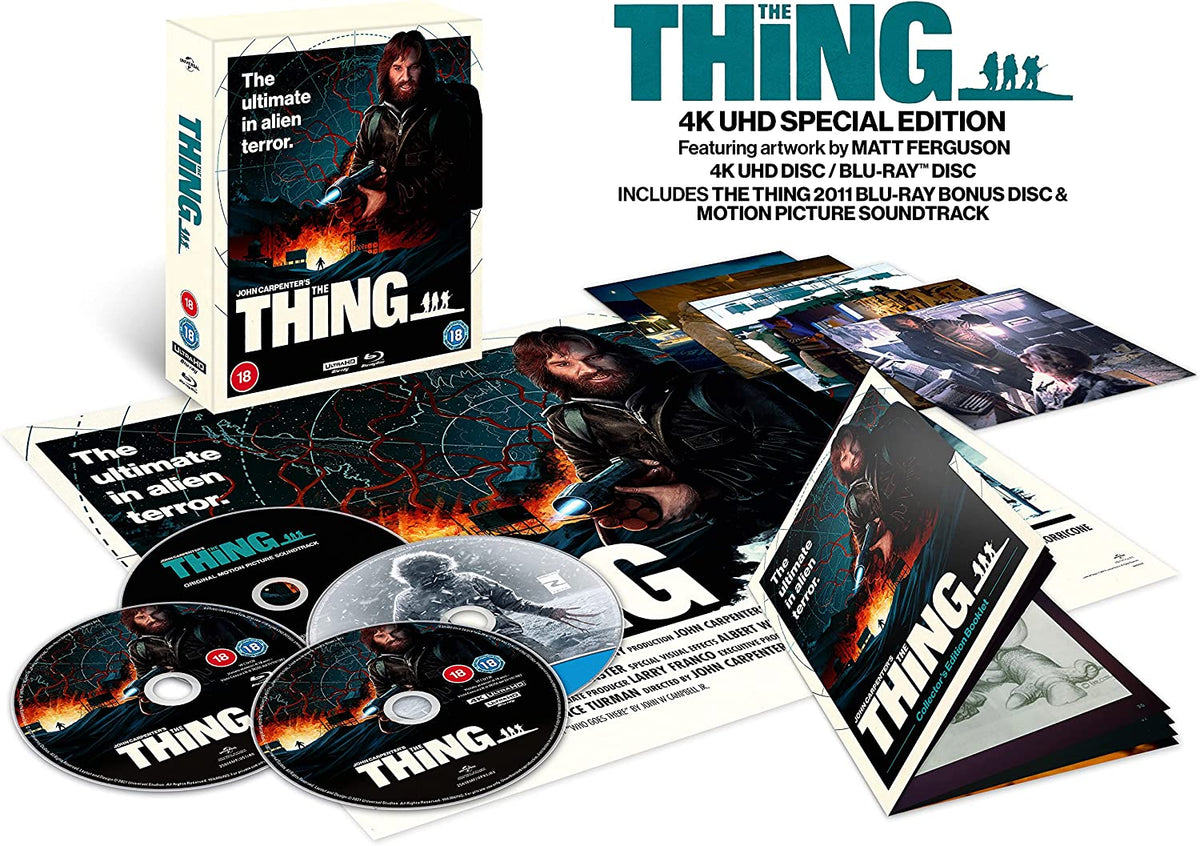 The Thing (4K UHD Limited Collector's Edition, 4 Discs, Region Free/B)