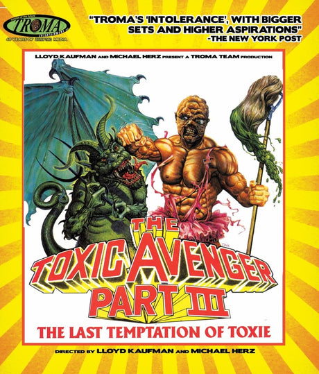 The Toxic Avenger Part III: the Last Temptation of Toxie - New Blu - Ray