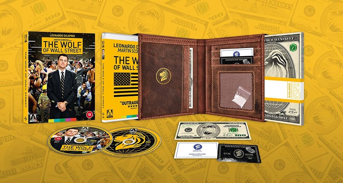 The Wolf of Wall Street (Blu - Ray, Limited Edition, Region B) - New Blu - Ray