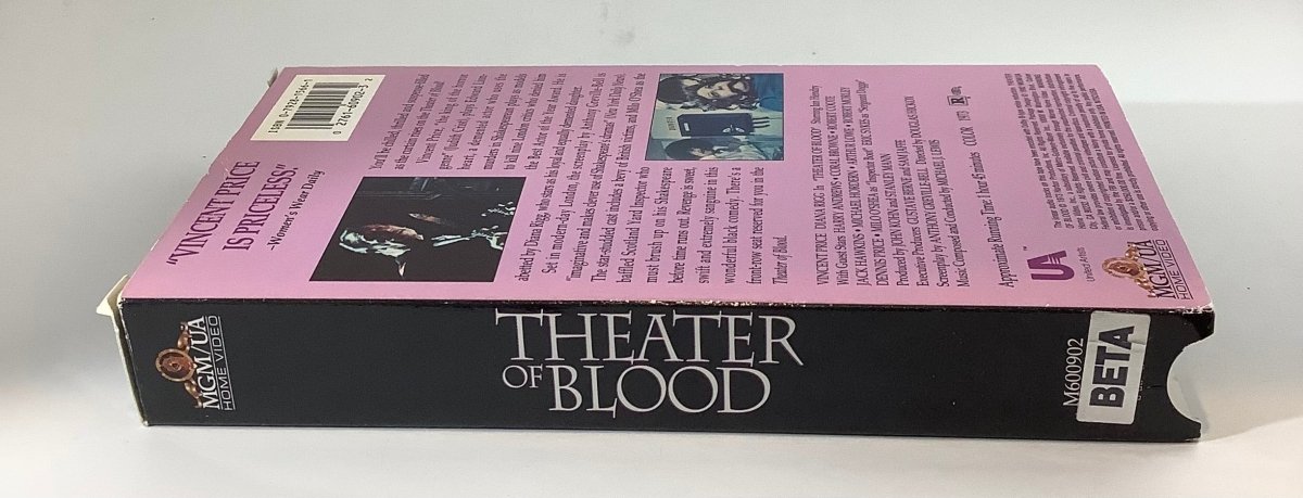 Theater of Blood Beta Tape - Used Other Formats