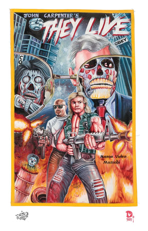 They Live by Heavy J Ghanaian Poster - Posters/Stickers/Art
