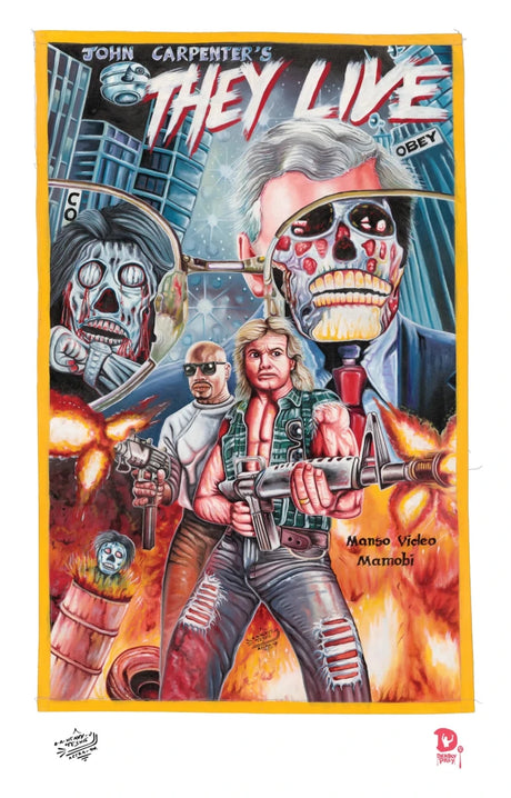 They Live by Heavy J Ghanaian Poster - Posters/Stickers/Art
