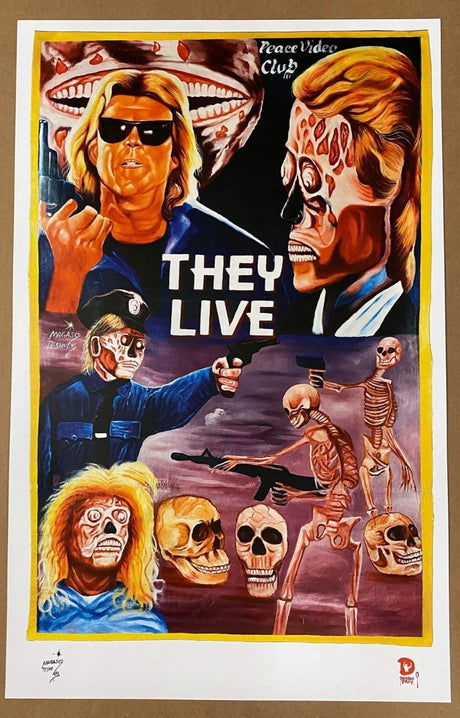 They Live by Magasco Ghanaian Poster - Posters/Stickers/Art