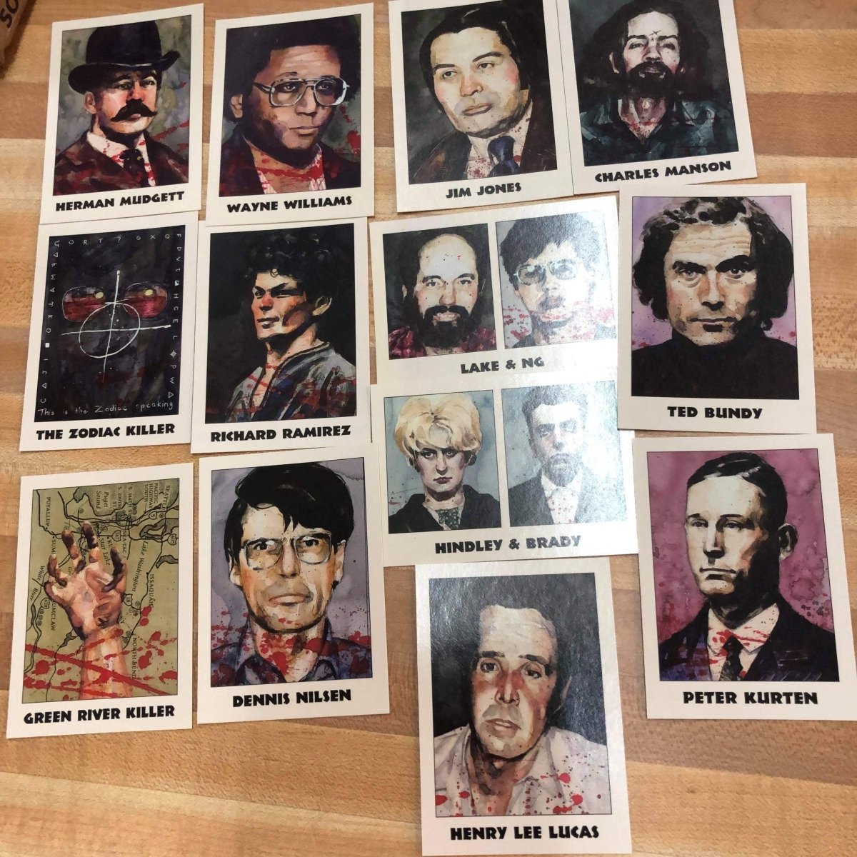 True Crime Trading Cards - Cards/Board Games