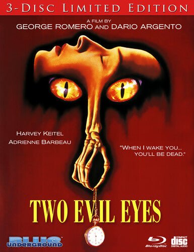 Two Evil Eyes w/Lenticular SLIP (3 Disc Limited Edition) - New Blu - Ray
