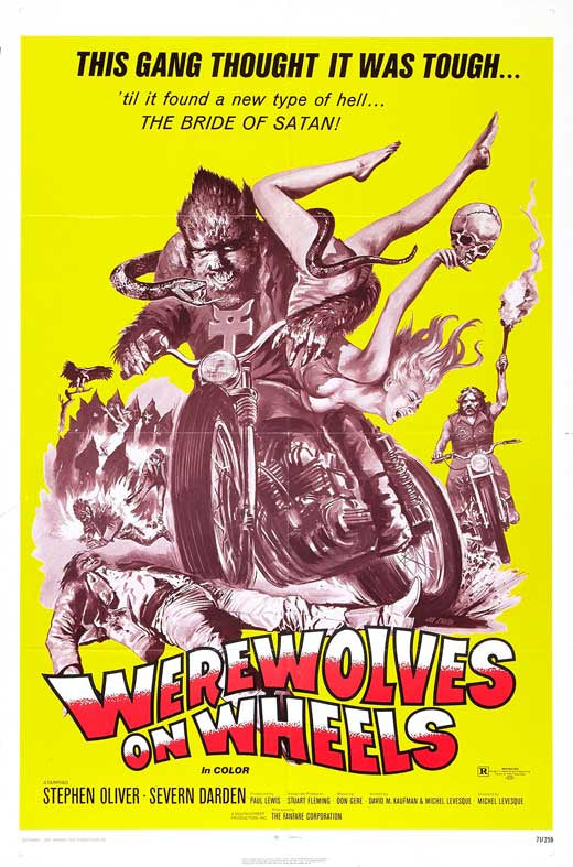 Werewolves On Wheels Poster 11x17