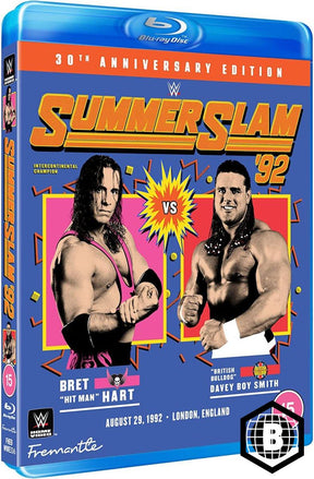 WWE: SummerSlam 1992 - 30th Anniversary Edition (Region B) (Copy) - Used Blu - Ray