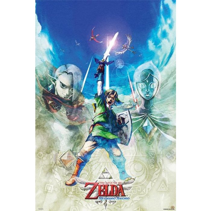 Zelda Skyward Sword Poster PICKUP ONLY - Posters/Stickers/Art