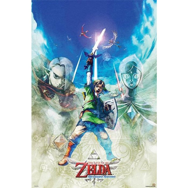 Zelda Skyward Sword Poster PICKUP ONLY - Posters/Stickers/Art