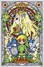 Zelda Stained Glass Poster PICKUP ONLY - Posters/Stickers/Art