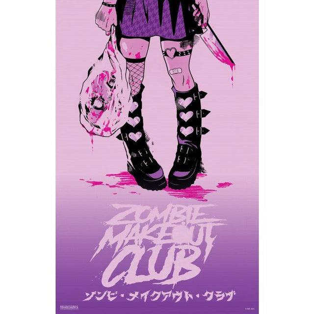 Zombie Makeout Club Knife Poster PICKUP ONLY - Posters/Stickers/Art